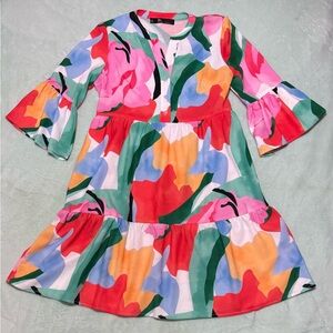 Colorful Floral Dress